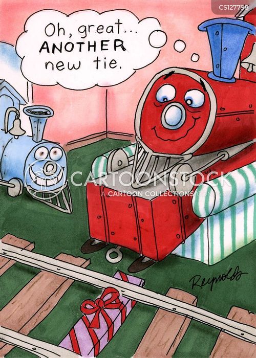 Train Tracks Cartoons and Comics funny pictures from CartoonStock