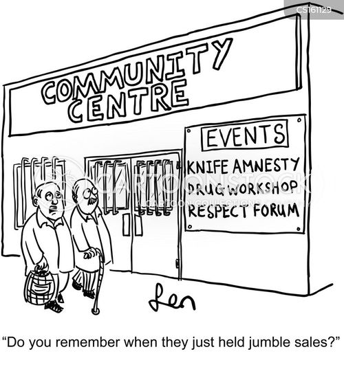 Community Centre Cartoons and Comics - funny pictures from CartoonStock