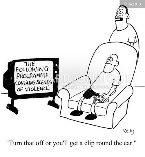 Clip Round The Ear Cartoons and Comics funny pictures from CartoonStock