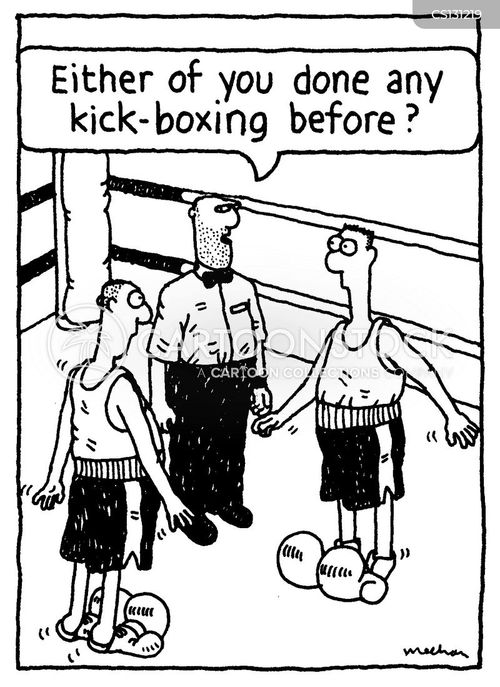 Kick Boxer Cartoons and Comics funny pictures from CartoonStock