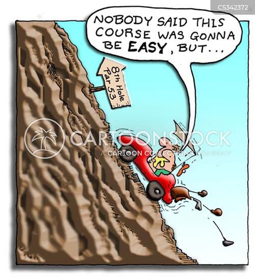 Steep Slope Cartoons and Comics - funny pictures from CartoonStock