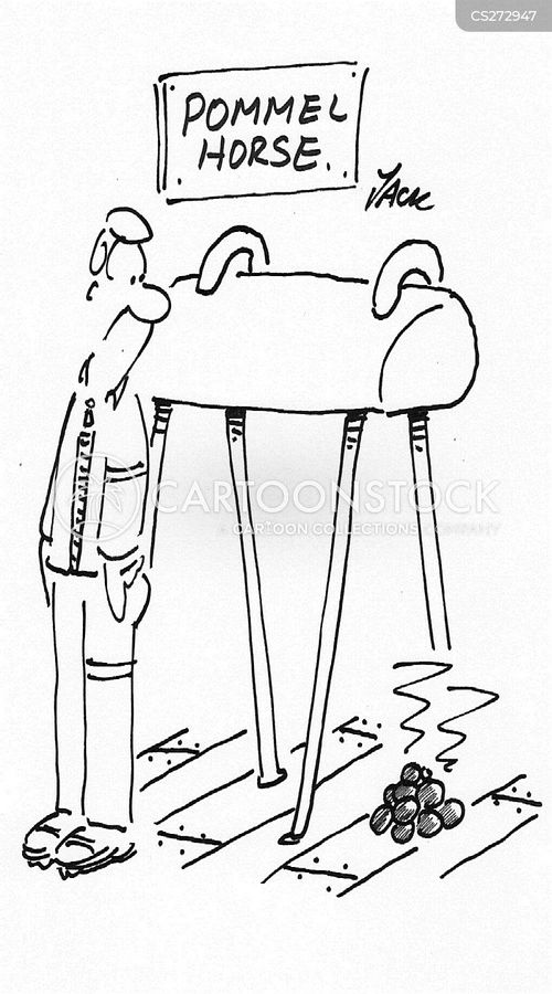 Pommel Horse Cartoons and Comics funny pictures from CartoonStock