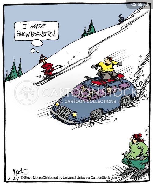 Skiing Cartoons and Comics funny pictures from CartoonStock