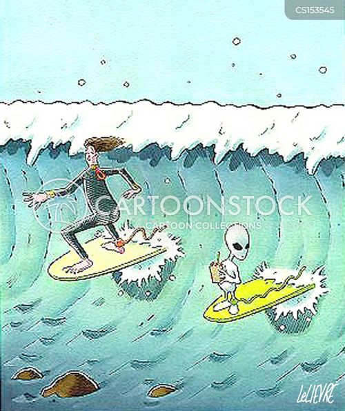 Surfing The Waves Cartoons And Comics Funny Pictures From Cartoonstock