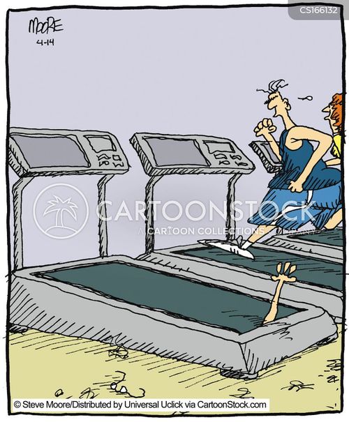 Treadmills Cartoons and Comics - funny pictures from CartoonStock