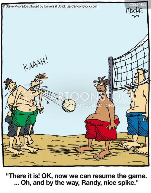 Volley Cartoons and Comics funny pictures from CartoonStock
