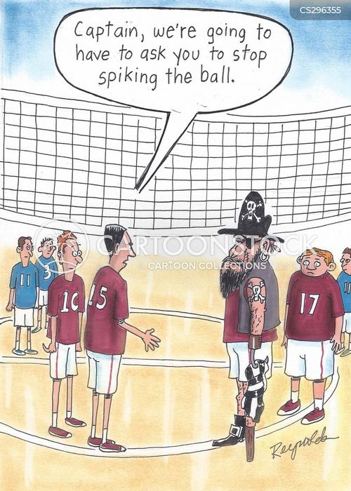 Volleyball Cartoons And Comics - Funny Pictures From CartoonStock