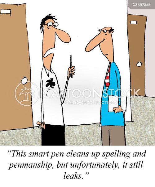 Fountain Pen Cartoons and Comics funny pictures from CartoonStock
