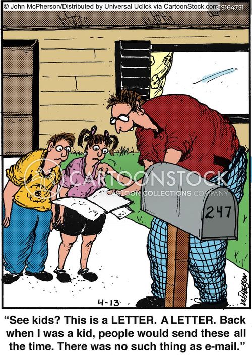 Mailbox Cartoons and Comics funny pictures from CartoonStock