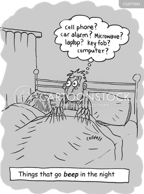 Car Alarms Cartoons and Comics funny pictures from CartoonStock