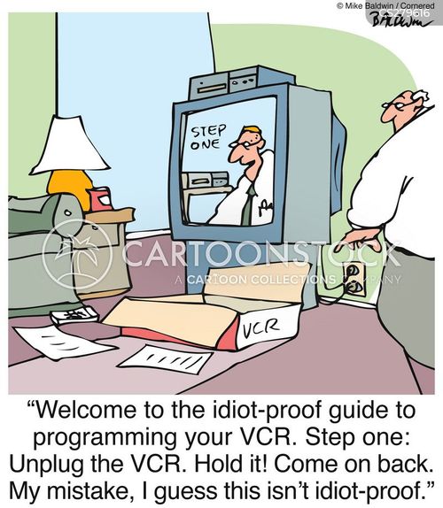 Video Cassette Recorder Cartoons and Comics funny pictures from