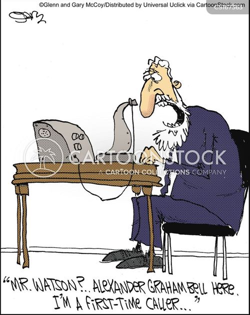 Alexander Graham Bell Cartoons and Comics funny pictures from