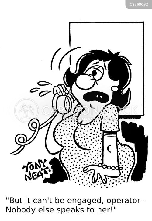 Phone Operators Cartoons and Comics - funny pictures from CartoonStock