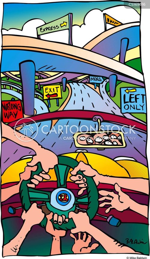 Steering Wheel Cartoons and Comics - funny pictures from CartoonStock