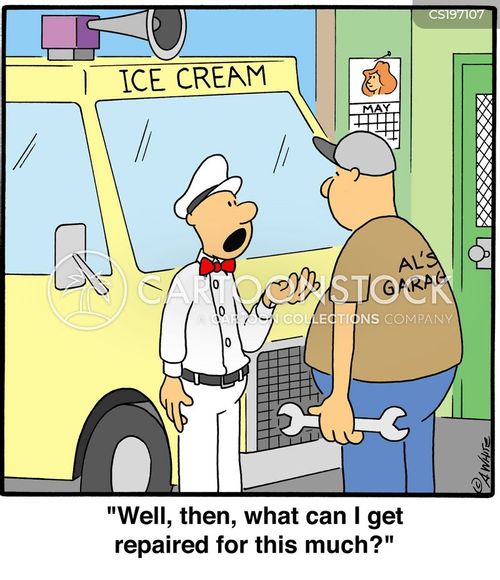 Ice Cream Vans Cartoons and Comics funny pictures from CartoonStock