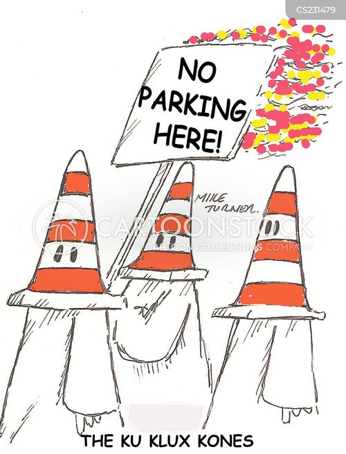 Traffic Cones Cartoons and Comics funny pictures from CartoonStock