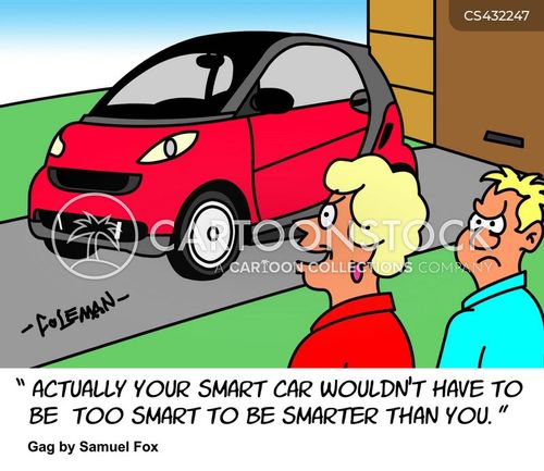 Self Driving Car Cartoons And Comics Funny Pictures From CartoonStock