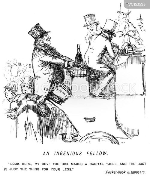 Pickpocketing Vintage and Historic Cartoons