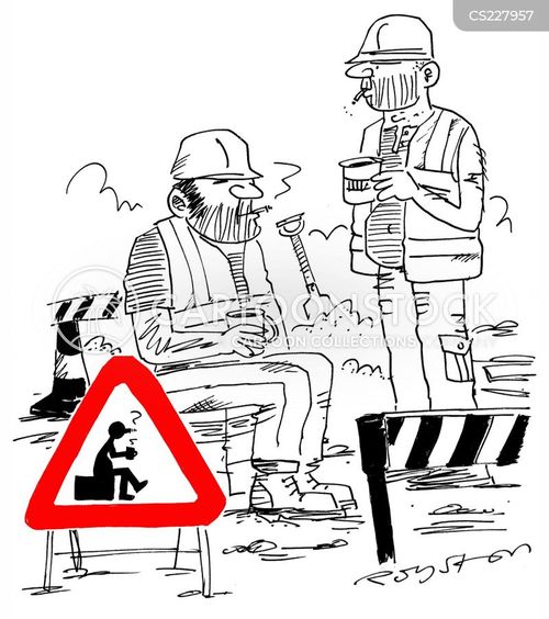 Men At Work Sign Cartoons and Comics - funny pictures from ...