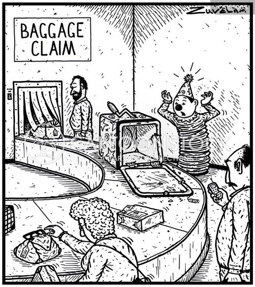 Baggage Claims Cartoons and Comics funny pictures from CartoonStock