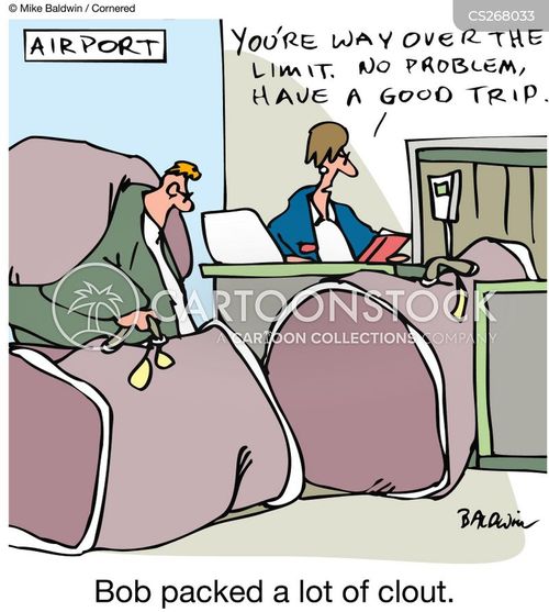 Excess Luggage Cartoons and Comics funny pictures from CartoonStock