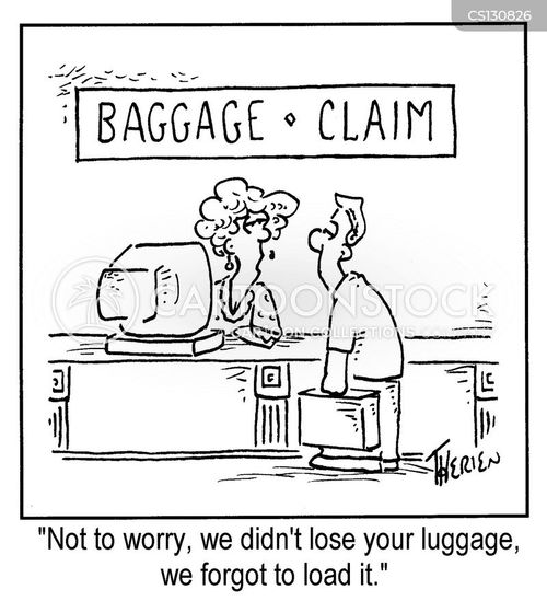 Baggage Claims Cartoons and Comics funny pictures from CartoonStock