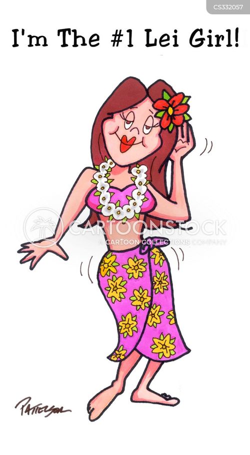 Lei Girls Cartoons and Comics funny pictures from CartoonStock