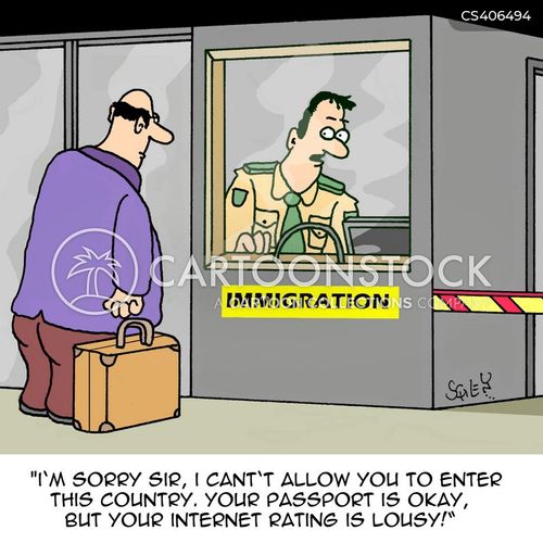 Immigration Controls Cartoons And Comics Funny Pictures From Cartoonstock 3493