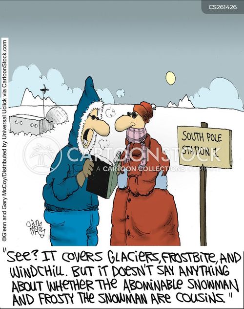 Abominable Snowman Cartoons and Comics funny pictures from CartoonStock