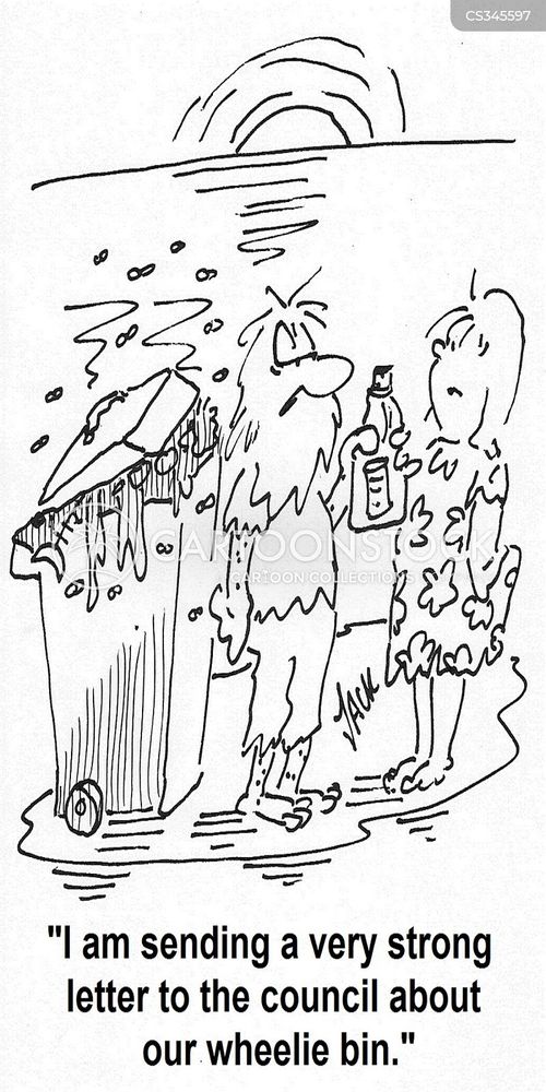 Wheelie Bin Cartoons and Comics - funny pictures from CartoonStock