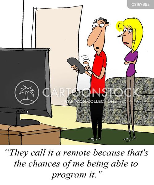 remote kar cartoon