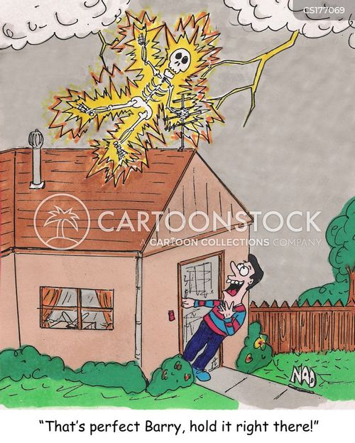 Lightning Strike Cartoons And Comics Funny Pictures From Cartoonstock 