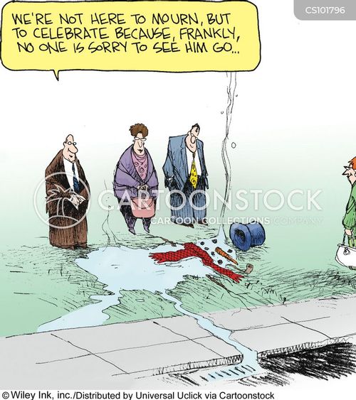 Funeral Cartoons and Comics - funny pictures from CartoonStock