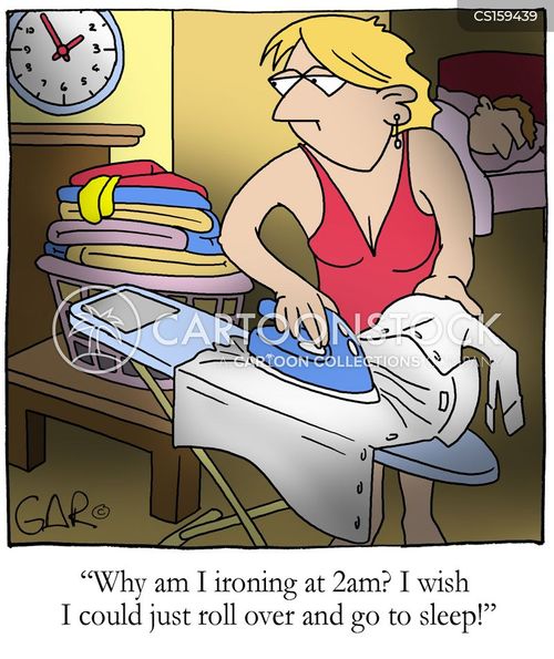 Ironing Clothes Cartoons and Comics funny pictures from CartoonStock