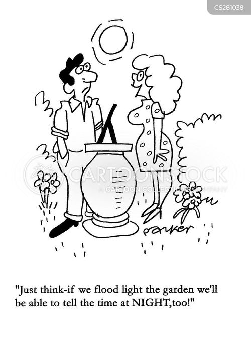 Sundials Cartoons and Comics funny pictures from CartoonStock